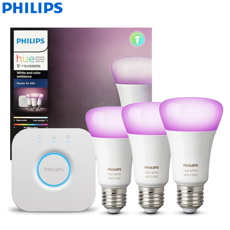 Philips Bulb Hue - Kit Pemula Lampu Pintar Philips Hue
