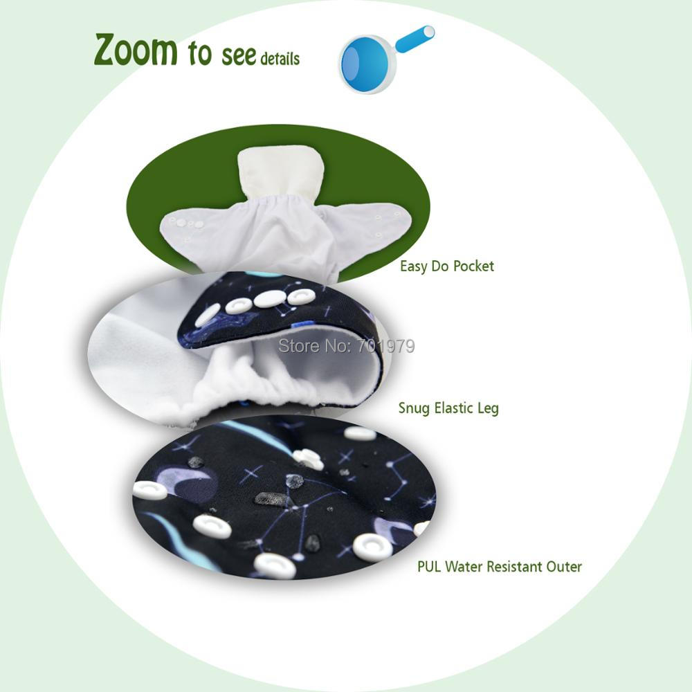 U Pilih popok ekologis alwabab - Cloth Diaper Insert ulasan dan harga