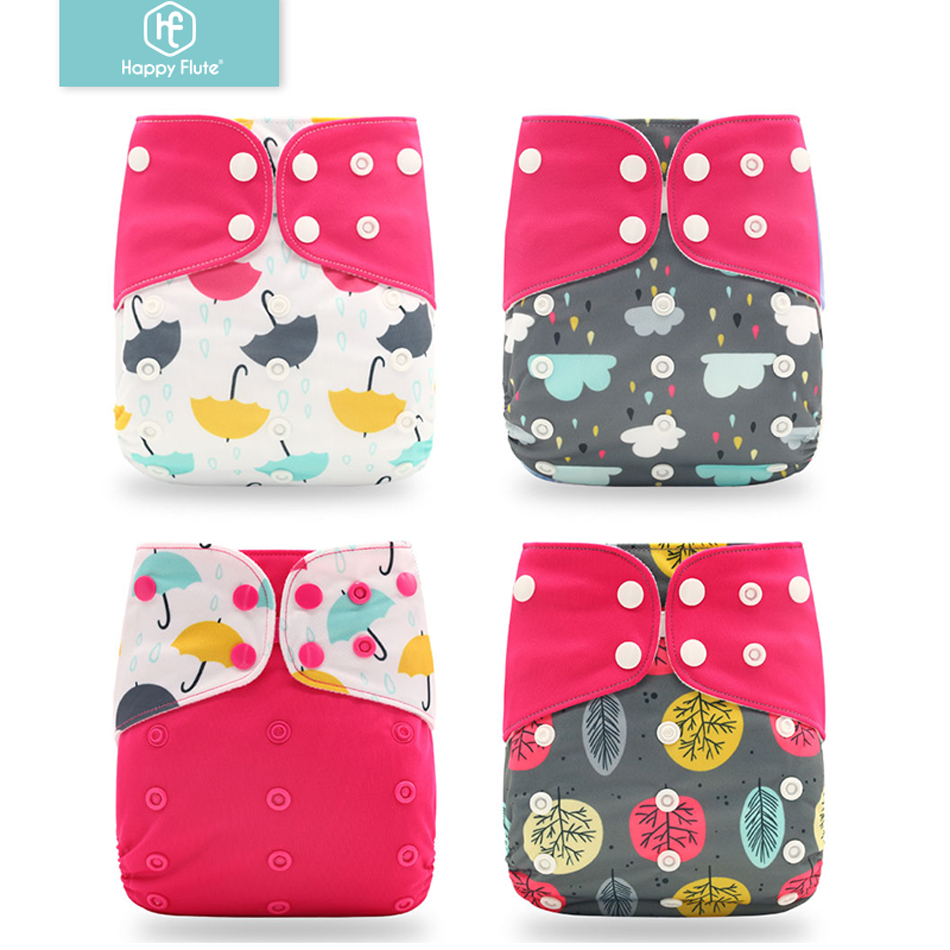 Happyflute 2023 4 Buah/Set Pop - Cloth Diaper Insert ulasan dan harga