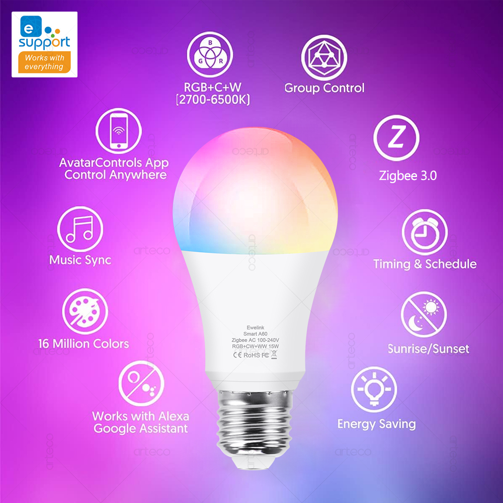 Lampu Led rumah pintar Zigbee, - Philips Bulb Hue ulasan dan harga