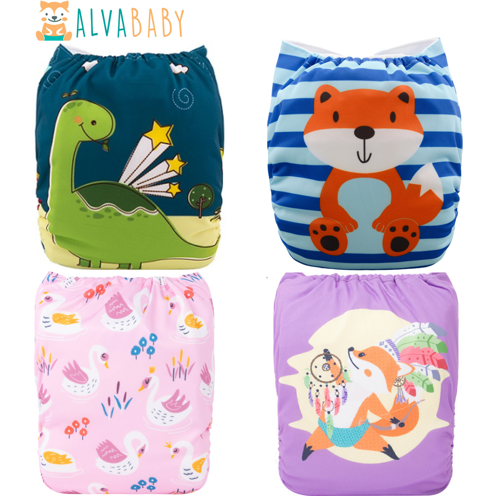 U Pilih alwababy kain popok ba - Cloth Diaper Insert ulasan dan harga